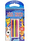 Capa do livro Colorindo por N�meros: C�es e Gatos, Mammoth World