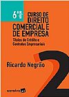 Capa do livro Curso de Direito Comercial e de Empresa - Vol.2, Ricardo Negr�o