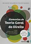Capa do livro Elementos de Teoria Geral do Direito, Ricardo Maur�cio Freire Soares