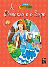 Capa do livro Livro de quebra-cabe�as - A princesa e o sapo, P� Da Letra
