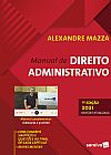 Capa do livro Manual de direito administrativo, Alexandre Mazza