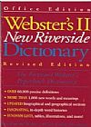 Capa do livro Webster II Dictionary, Revised Edition, Unauthored