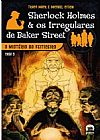 Capa do livro O mistério do feiticeiro (Sherlock Holmes e os Irregulares de Baker Street, Vol. 2), Mack