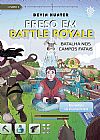 Capa do livro Preso em Battle Royale: Batalha nos Campos Fatais � Uma aventura n�o oficial de Fortnite (Vol. 1), Devin Hunter