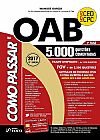 Capa do livro Como Passar na OAB 1� Fase: 5.000 Quest�es Comentadas, 13� edi��o, Wander Garcia