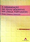 Capa do livro A Organização do Texto Descritivo em Lingua Portuguesa, Vários Autores